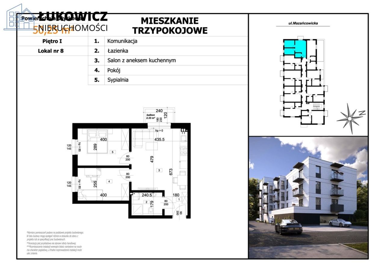 Mieszkanie 3-pokojowe Czechowice-Dziedzice, ul. Mazańcowicka. Zdjęcie 9