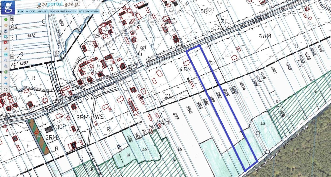 Działka rolno-budowlana Karolówka. Zdjęcie 5