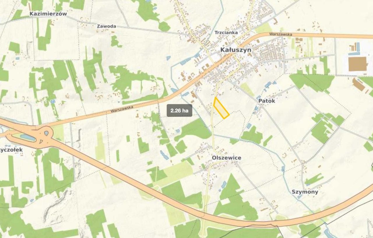 Działka budowlana Kałuszyn. Zdjęcie 2