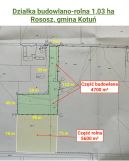 Działka rolno-budowlana Rososz. Zdjęcie 2