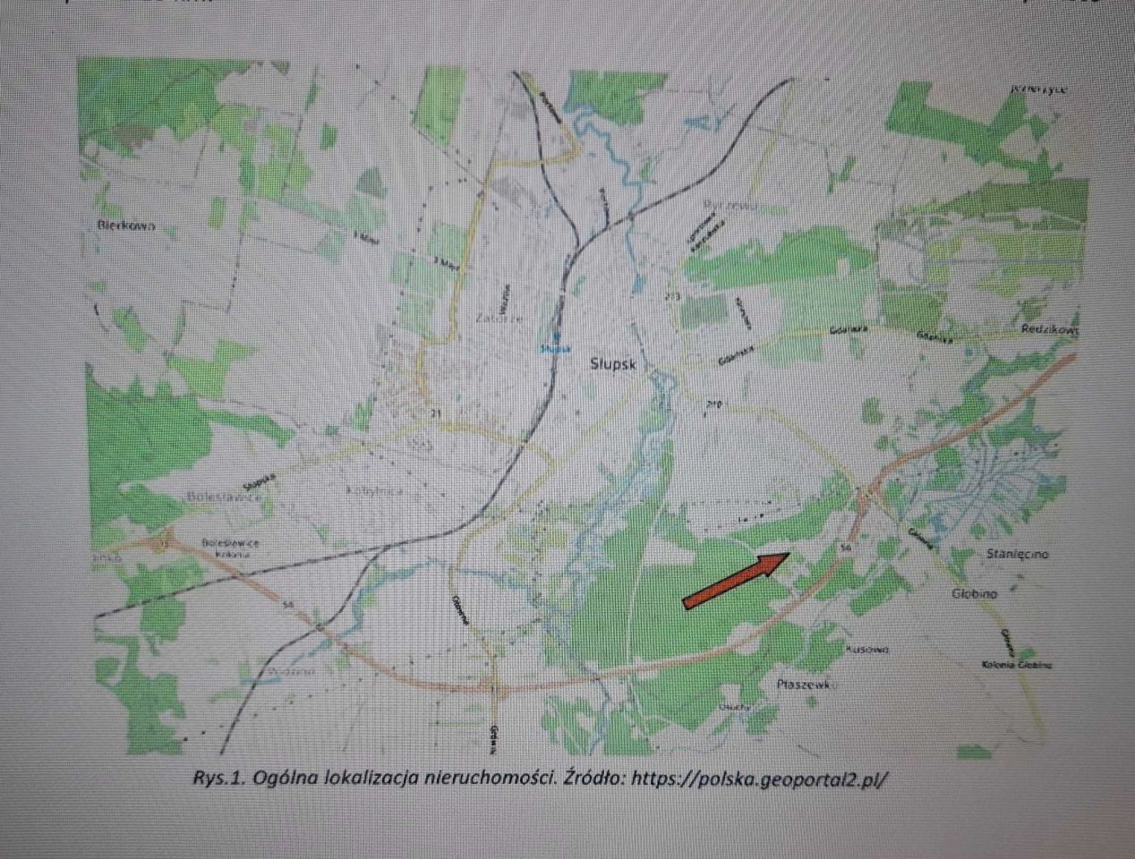 Działka inwestycyjna Słupsk. Zdjęcie 2