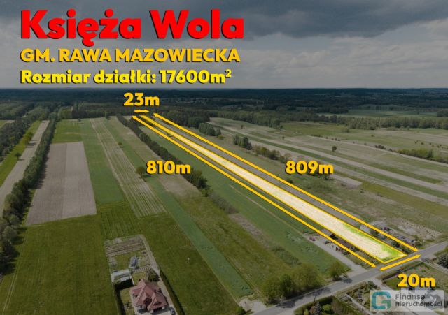 Działka inwestycyjna Księża Wola. Zdjęcie 1