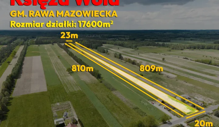 Działka inwestycyjna Księża Wola