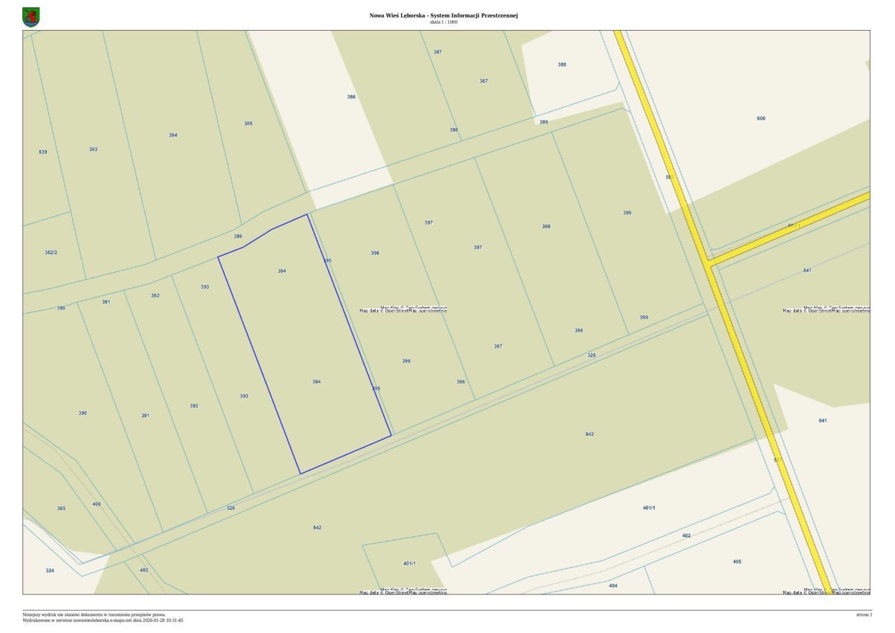 Działka rolna Chocielewko. Zdjęcie 2
