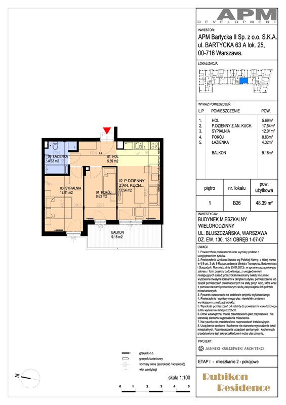 Mieszkanie 3-pokojowe Warszawa Dolny Mokotów, ul. Bluszczańska. Zdjęcie 5