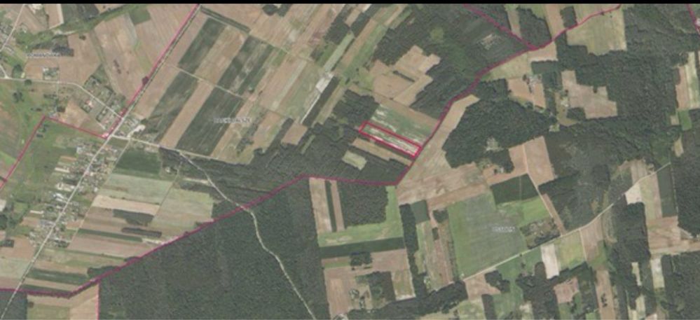 Działka rolna Baciki Dalsze