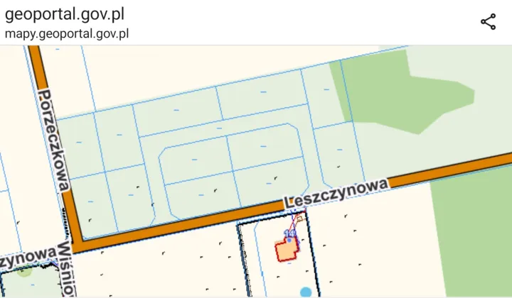 Działka budowlana Tołcze, ul. Leszczynowa