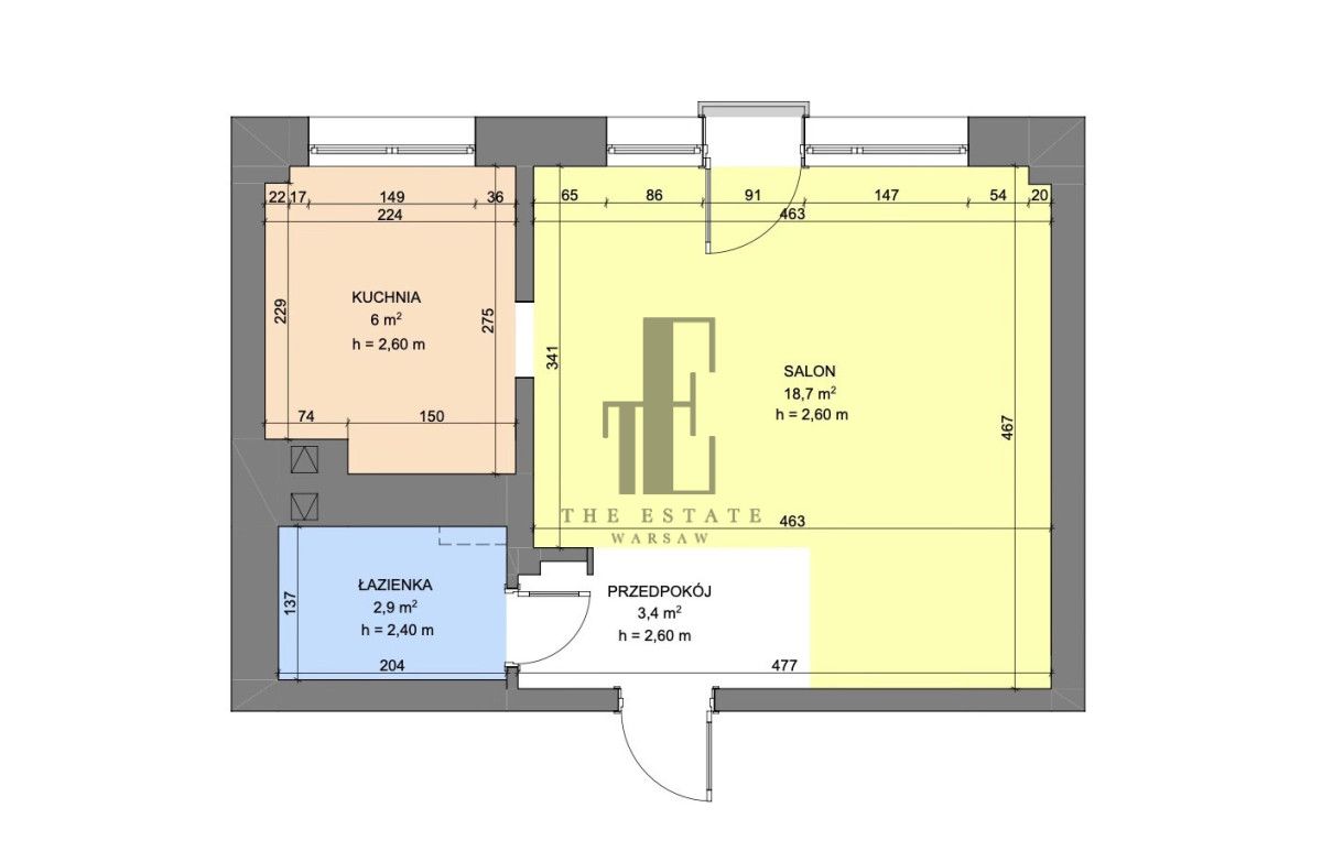Mieszkanie 1-pokojowe Warszawa Mokotów, ul. Kartaginy. Zdjęcie 3