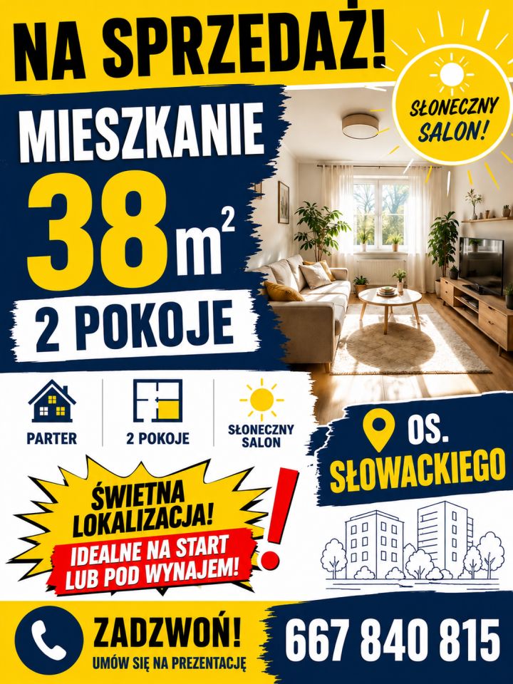 Mieszkanie 2-pokojowe Trzcianka, os. Juliusza Słowackiego. Zdjęcie 1