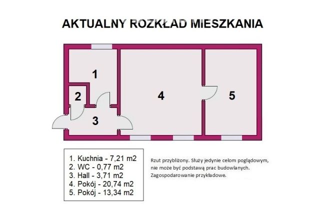 Mieszkanie 2-pokojowe Łódź Śródmieście, ul. Gdańska. Zdjęcie 14