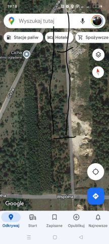 Działka budowlana Sitne, ul. Cicha. Zdjęcie 1