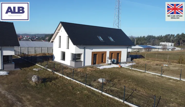 bliźniak, 4 pokoje Kiełpino