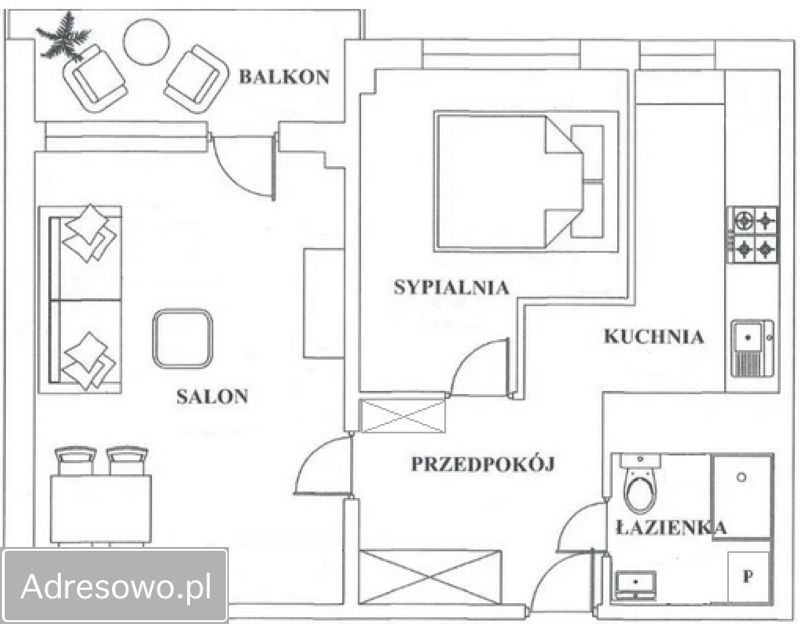 Mieszkanie 2-pokojowe Bielsko-Biała, ul. Jacka Malczewskiego. Zdjęcie 18