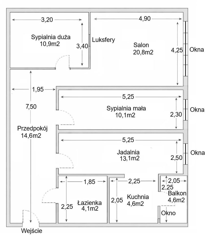Mieszkanie 4-pokojowe Krośnice, ul. Sanatoryjna. Zdjęcie 22