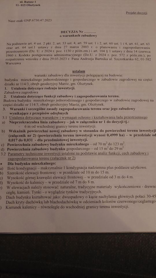 Działka budowlana Maróz. Zdjęcie 6