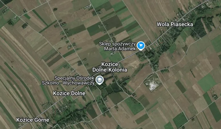 Działka rolno-budowlana Kozice Dolne-Kolonia