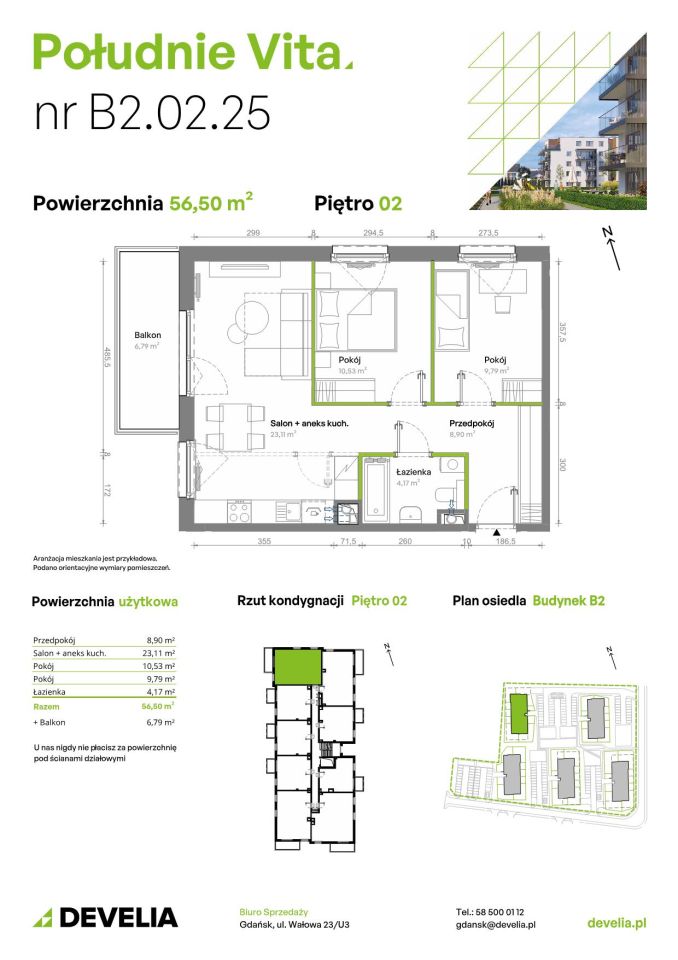 Mieszkanie 3-pokojowe Gdańsk Orunia Górna, ul. Kazimierza Wielkiego. Zdjęcie 7