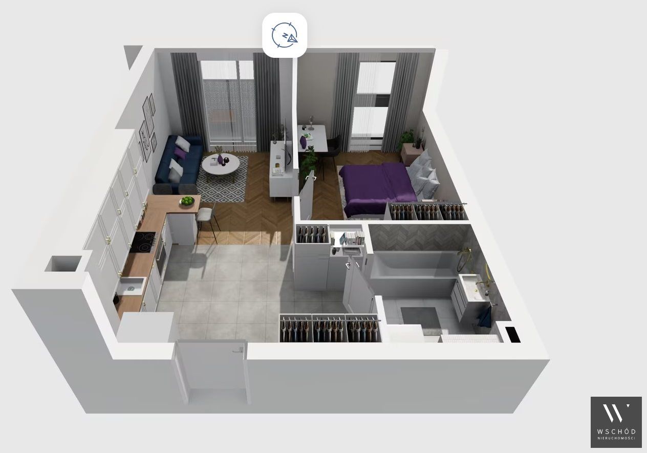 Mieszkanie 2-pokojowe Kraków. Zdjęcie 3