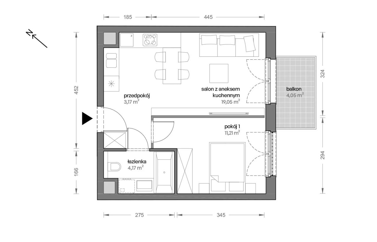 Mieszkanie 2-pokojowe Katowice Brynów, ul. Ceglana. Zdjęcie 7