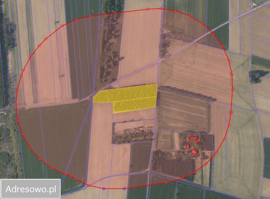 Działka rolno-budowlana Nadolna