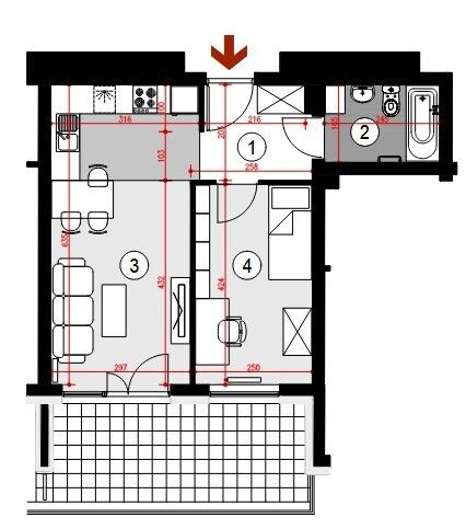 Mieszkanie 2-pokojowe Rzeszów, ul. Lubelska. Zdjęcie 10