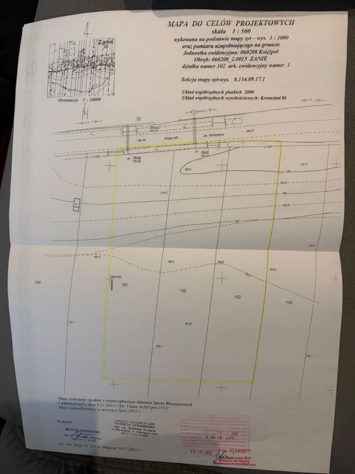 Działka rolno-budowlana Zanie. Zdjęcie 2