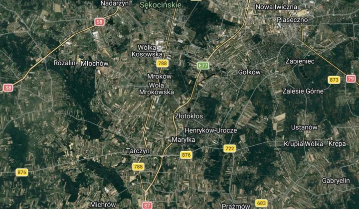 Działka rod Szczaki, ul. Mrokowska