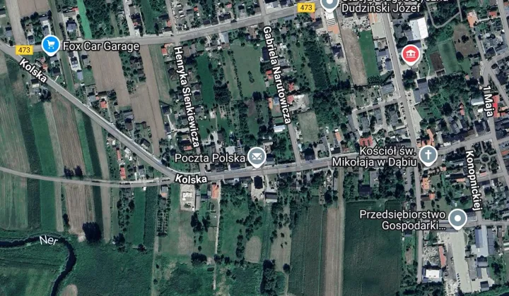 Działka budowlana Dąbie, ul. Kolska