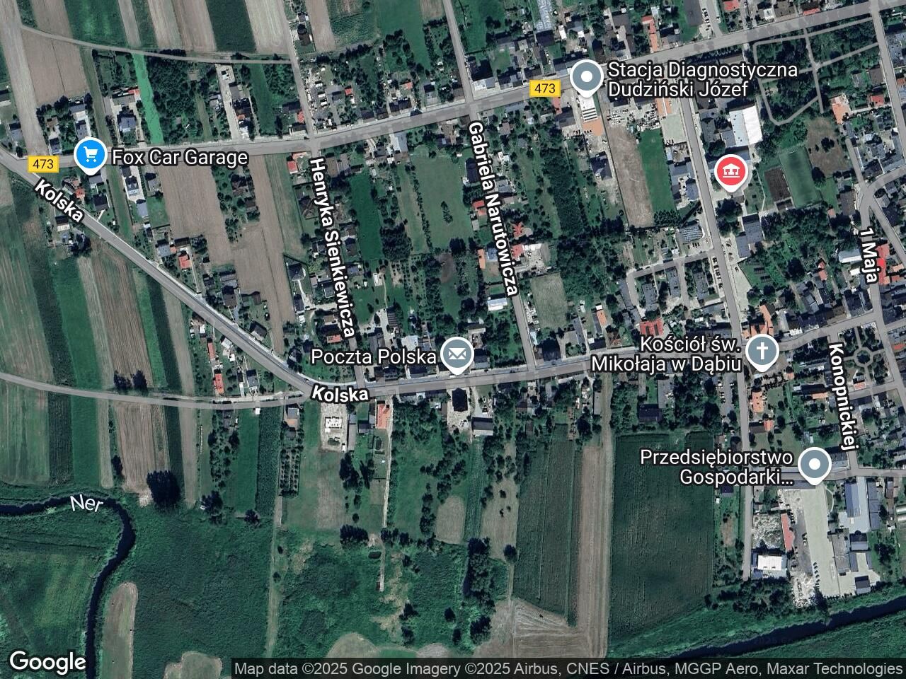 Działka budowlana Dąbie, ul. Kolska