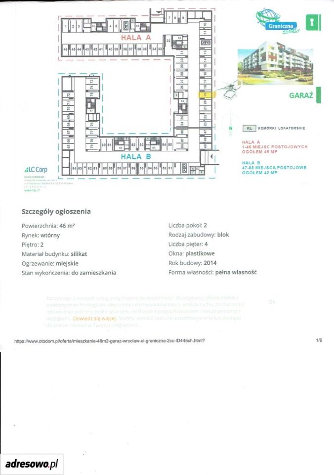 Mieszkanie 2-pokojowe Wrocław Muchobór Wielki, ul. Graniczna. Zdjęcie 9