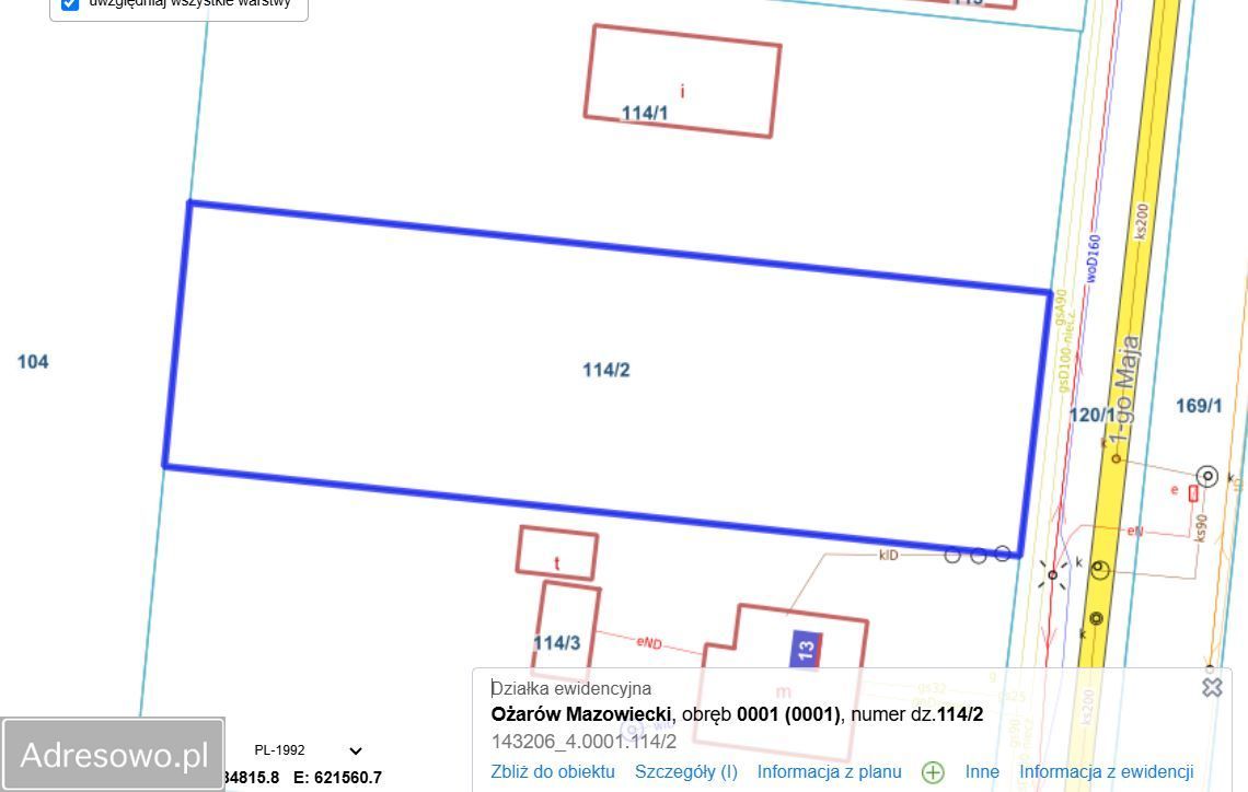 Działka budowlana Ożarów Mazowiecki. Zdjęcie 8