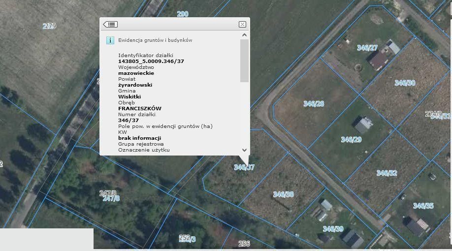Działka rolno-budowlana Franciszków. Zdjęcie 9