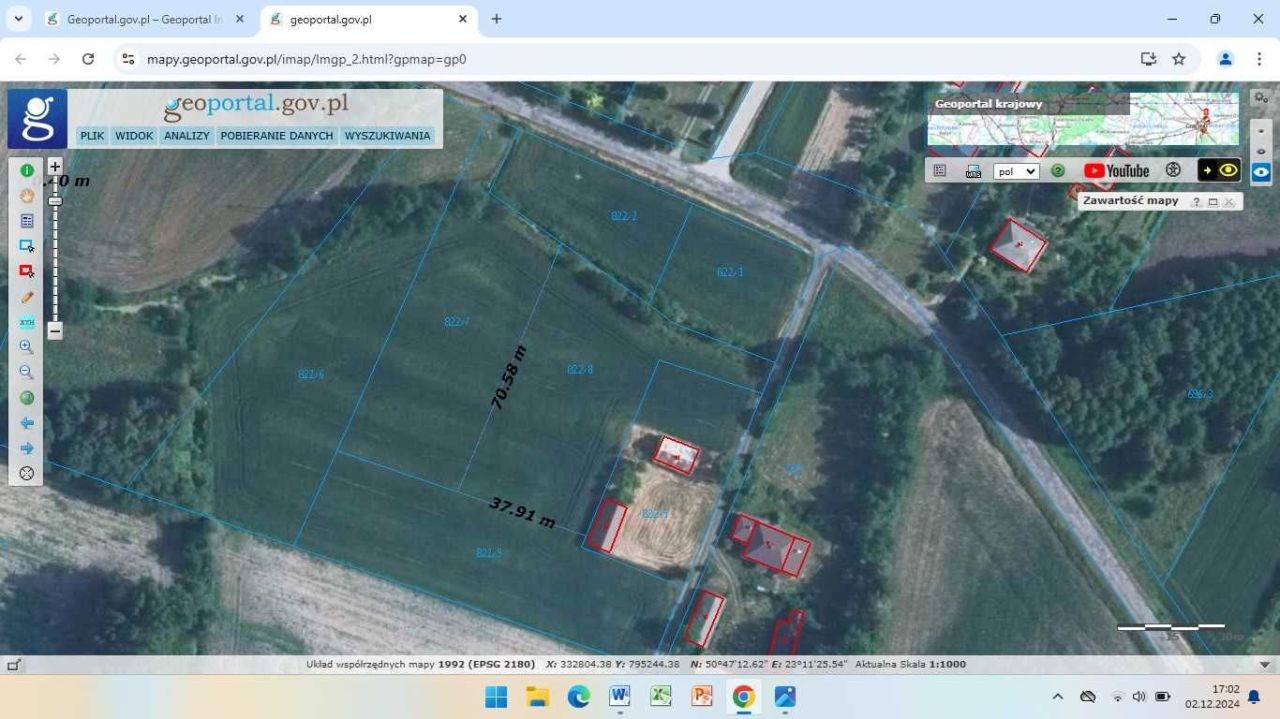 Działka budowlana Chomęciska Duże. Zdjęcie 2