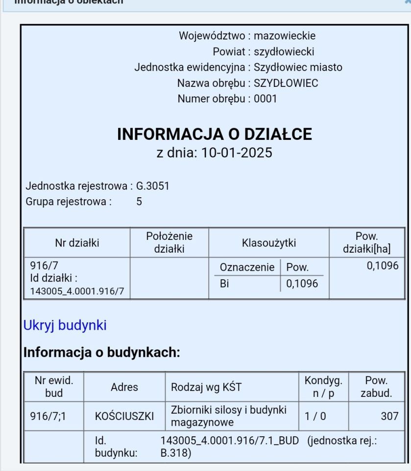 Działka inwestycyjna Szydłowiec, ul. Tadeusza Kościuszki. Zdjęcie 3