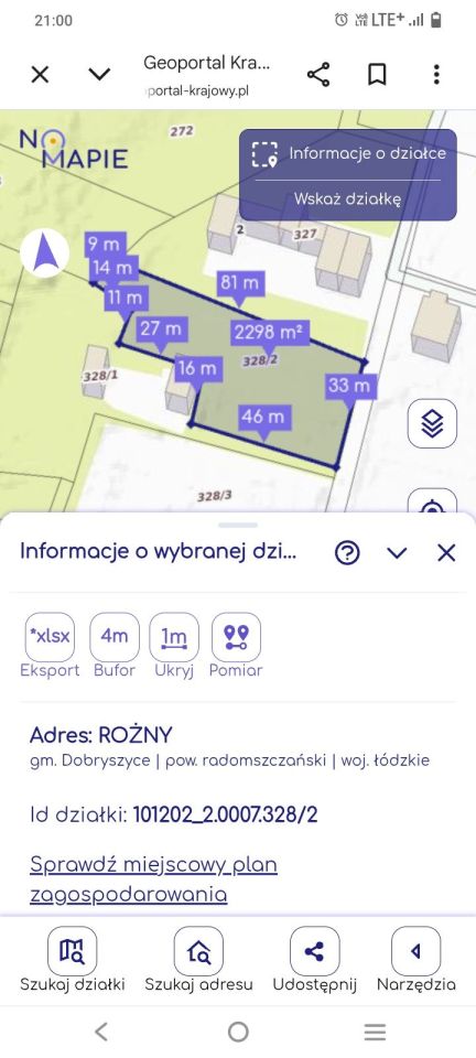 Działka rekreacyjna Rożny. Zdjęcie 4