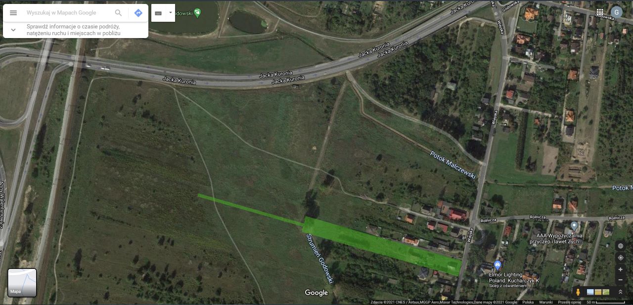 Działka budowlana Radom Godów, ul. Wiejska. Zdjęcie 2