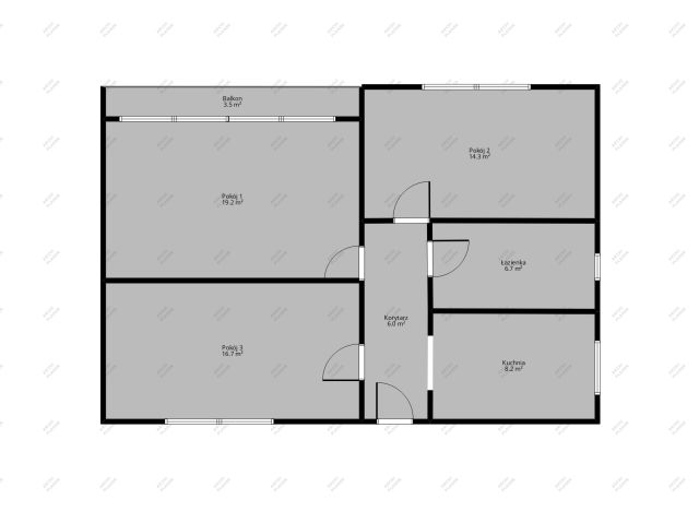 Mieszkanie 3-pokojowe Kraków Nowa Huta, ul. Burzowa. Zdjęcie 1