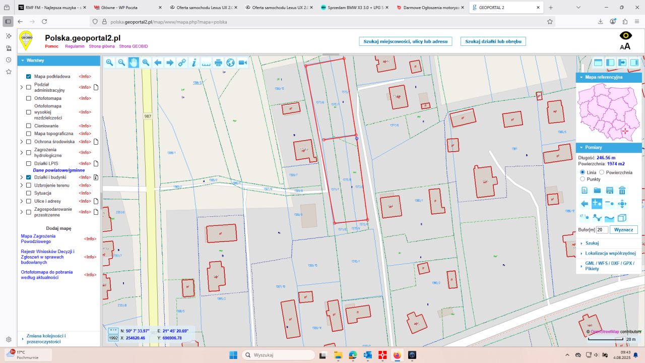 Działka budowlana Czarna Sędziszowska Podleśnictwo. Zdjęcie 3