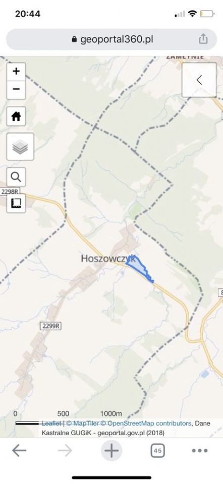 Działka rolno-budowlana Hoszowczyk. Zdjęcie 6
