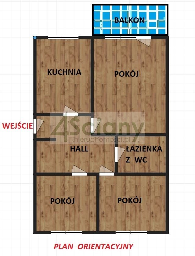 Mieszkanie 3-pokojowe Mysiadło, ul. Topolowa. Zdjęcie 3