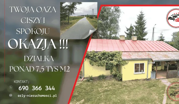 dom, 3 pokoje Karczówka