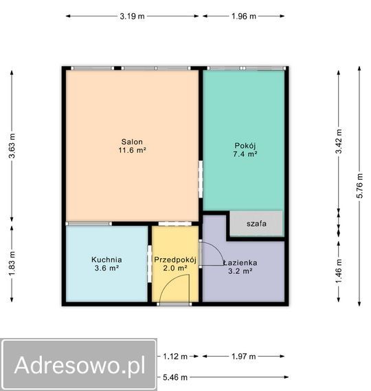 Mieszkanie 2-pokojowe Warszawa Śródmieście, al. Jana Pawła II. Zdjęcie 8