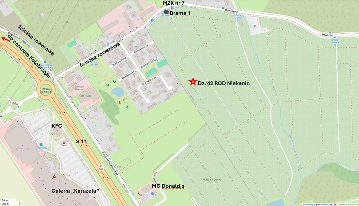 Działka rod Niekanin, ul. Działkowa. Zdjęcie 3