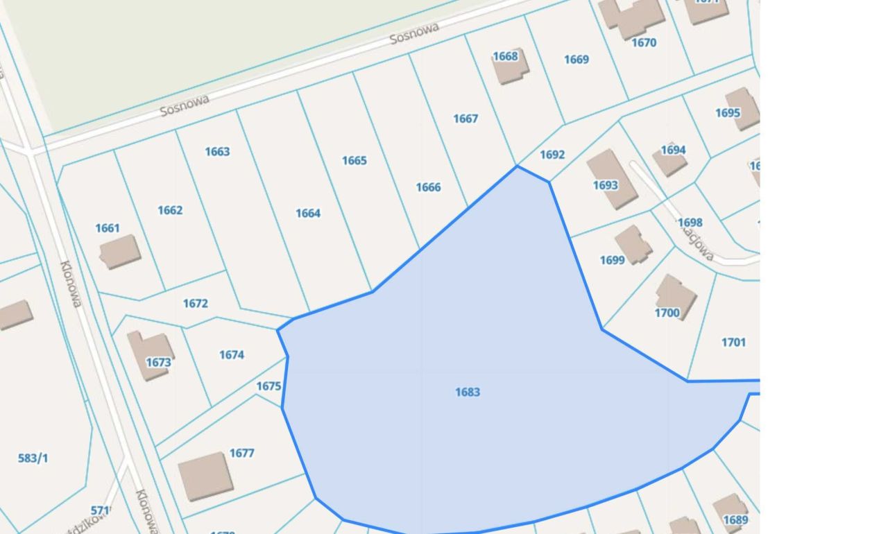 Działka budowlana Występ. Zdjęcie 3