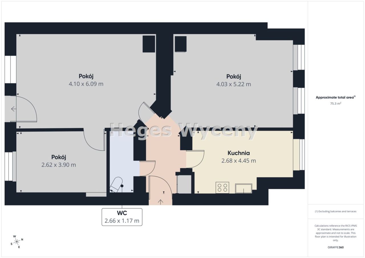 Mieszkanie 3-pokojowe Legnica, ul. Chojnowska. Zdjęcie 12