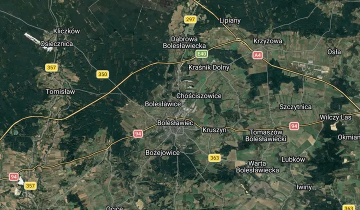 Działka rod Bolesławiec, ul. Tadeusza Kościuszki