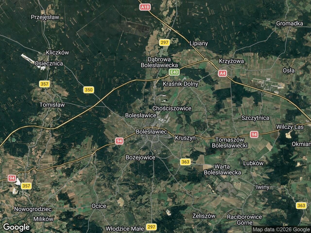 Działka rod Bolesławiec, ul. Tadeusza Kościuszki. Zdjęcie 1