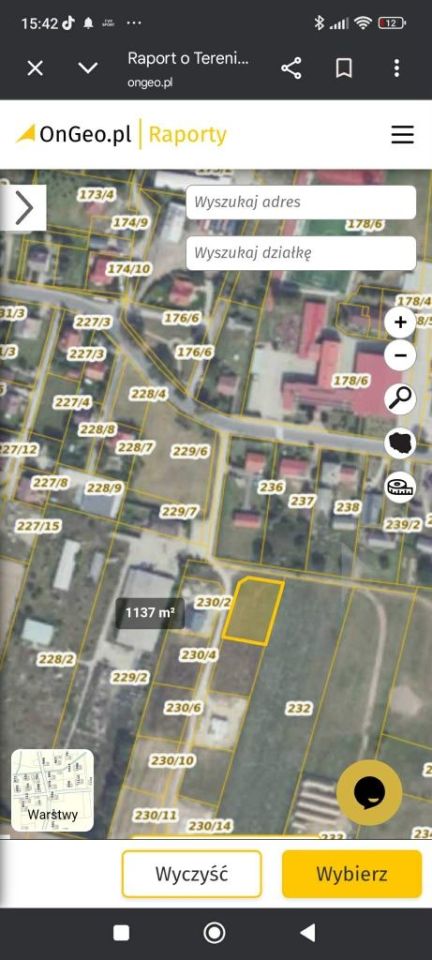 Działka budowlana Wiśniewo. Zdjęcie 1