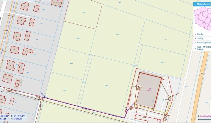Działka rolno-budowlana Chałupki, ul. Odrzańska