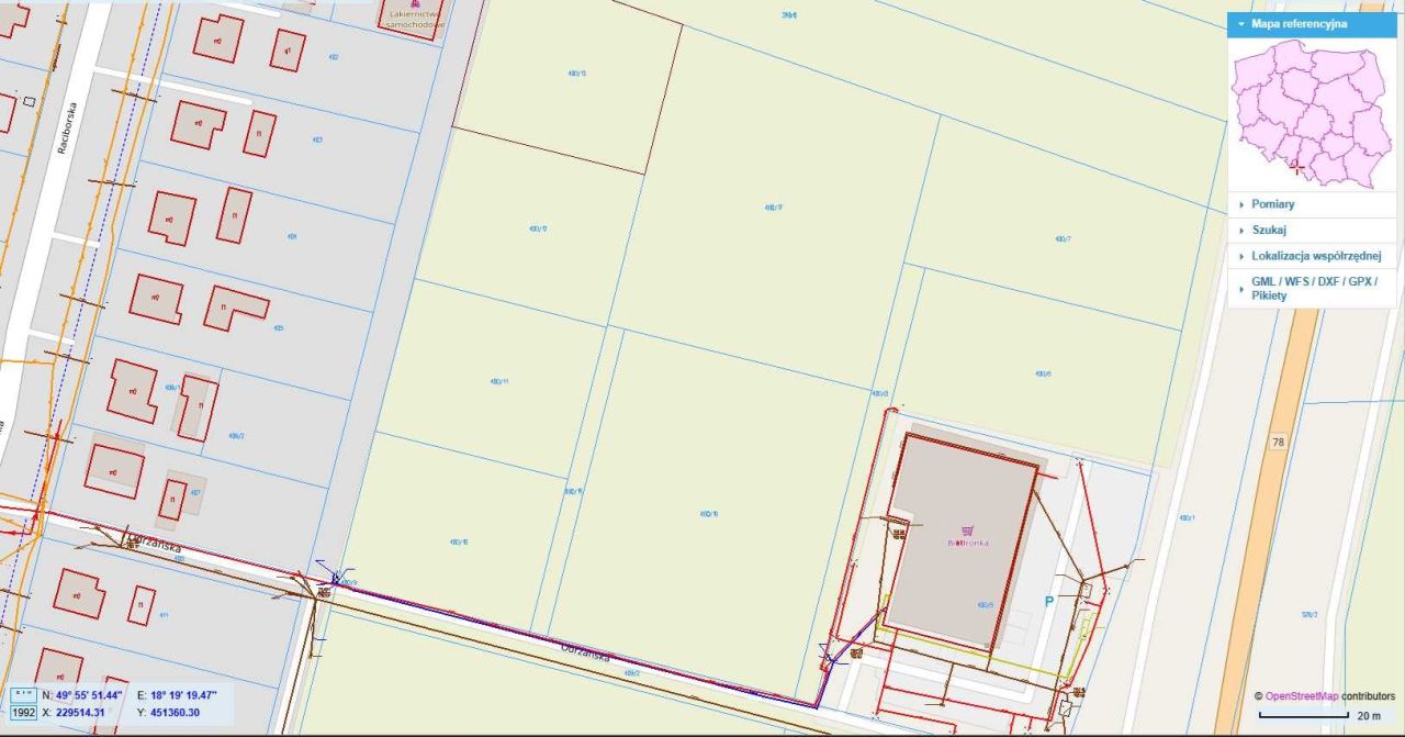 Działka rolno-budowlana Chałupki, ul. Odrzańska. Zdjęcie 1